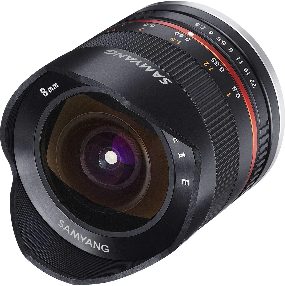 Samyang 8mm f/2.8 Fisheye II Canon M Black - Image 4