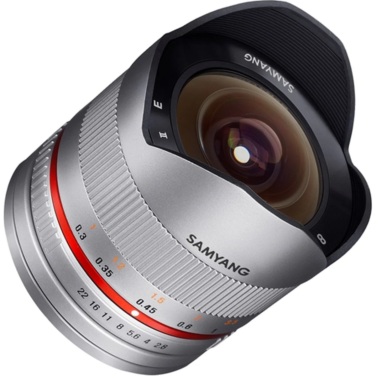 Samyang 8mm f/2.8 Fisheye II Canon M Silver