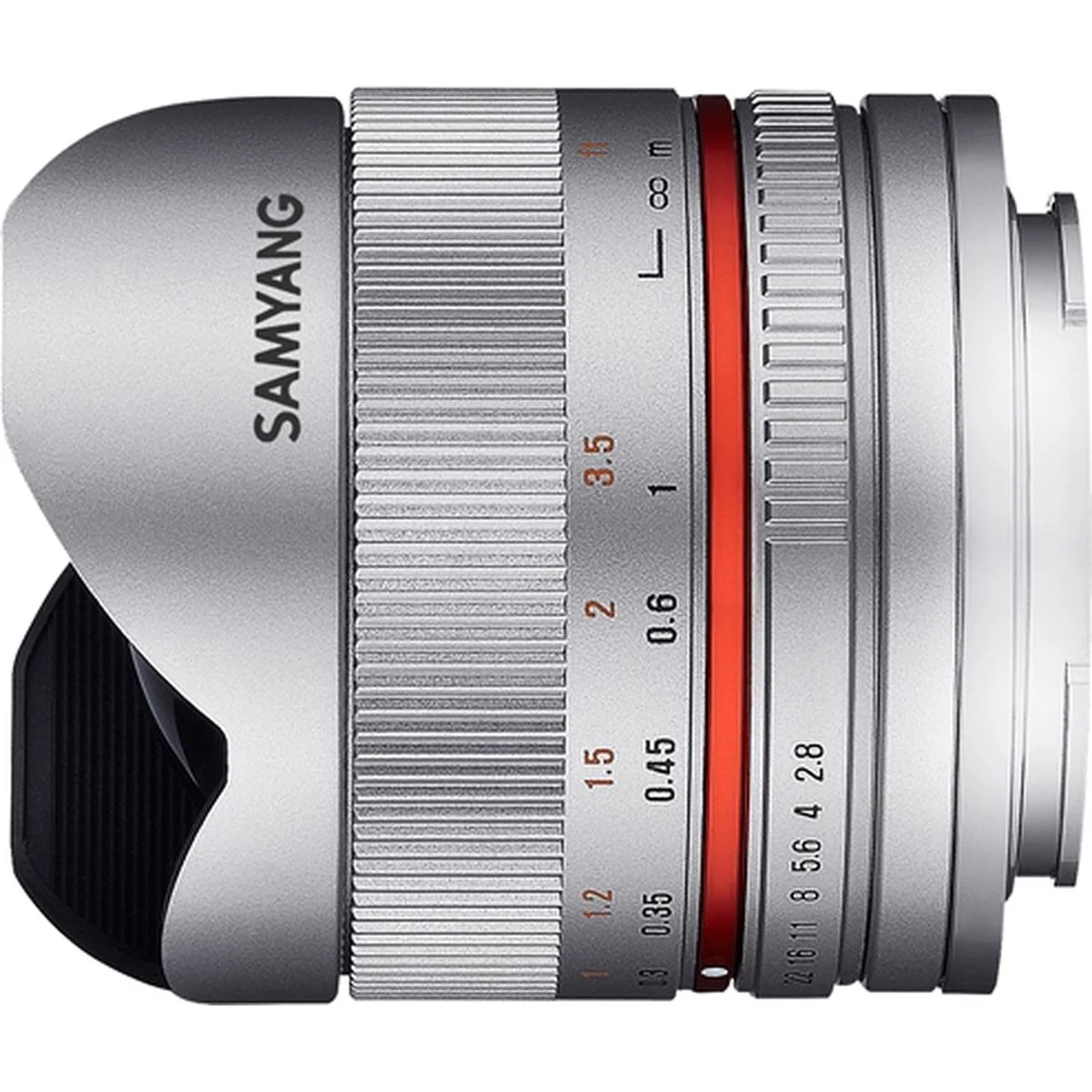 Samyang 8mm f/2.8 Fisheye II Canon M Silver - Image 5