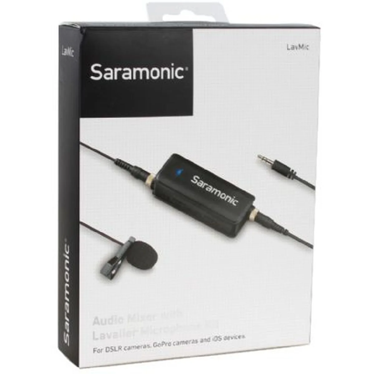 Saramonic Dual Audio Mixer Lavmic w/ Lavalier Microphone - Image 5