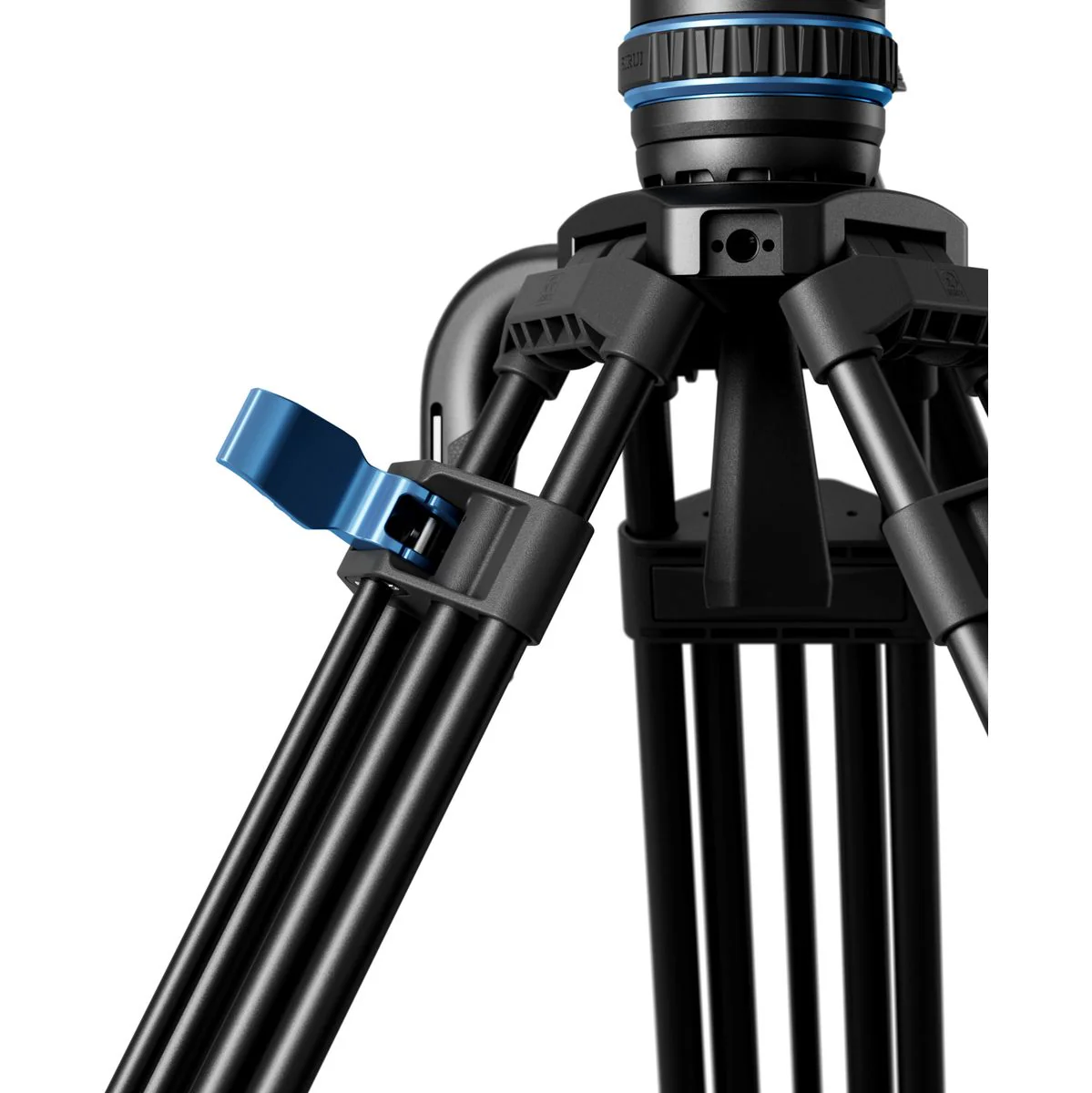 Sirui SQ75A Aluminum Twin-Leg Video Tripod 75mm Half-Bowl + S5 Head - Image 5