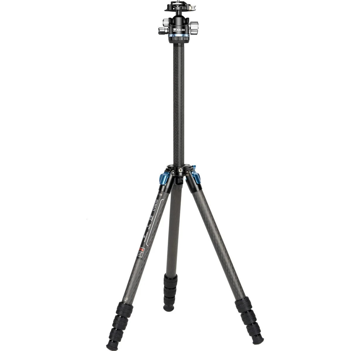 Sirui Waterproof Carbon Travel Tripod ST-124+KS-30 - Image 3