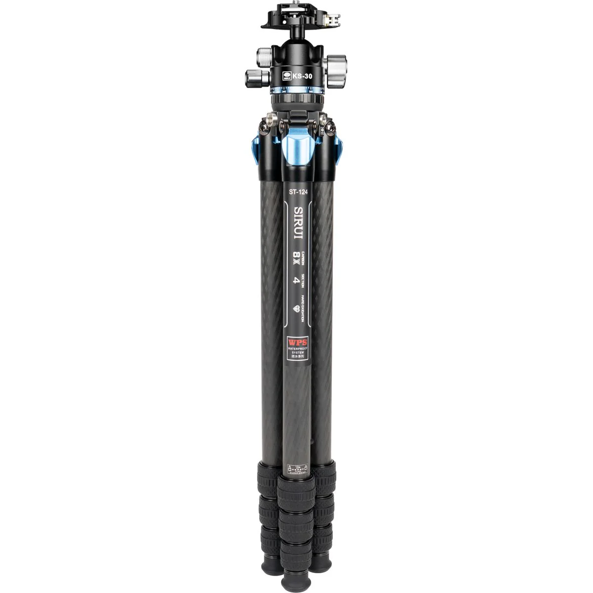 Sirui Waterproof Carbon Travel Tripod ST-124+KS-30 - Image 5