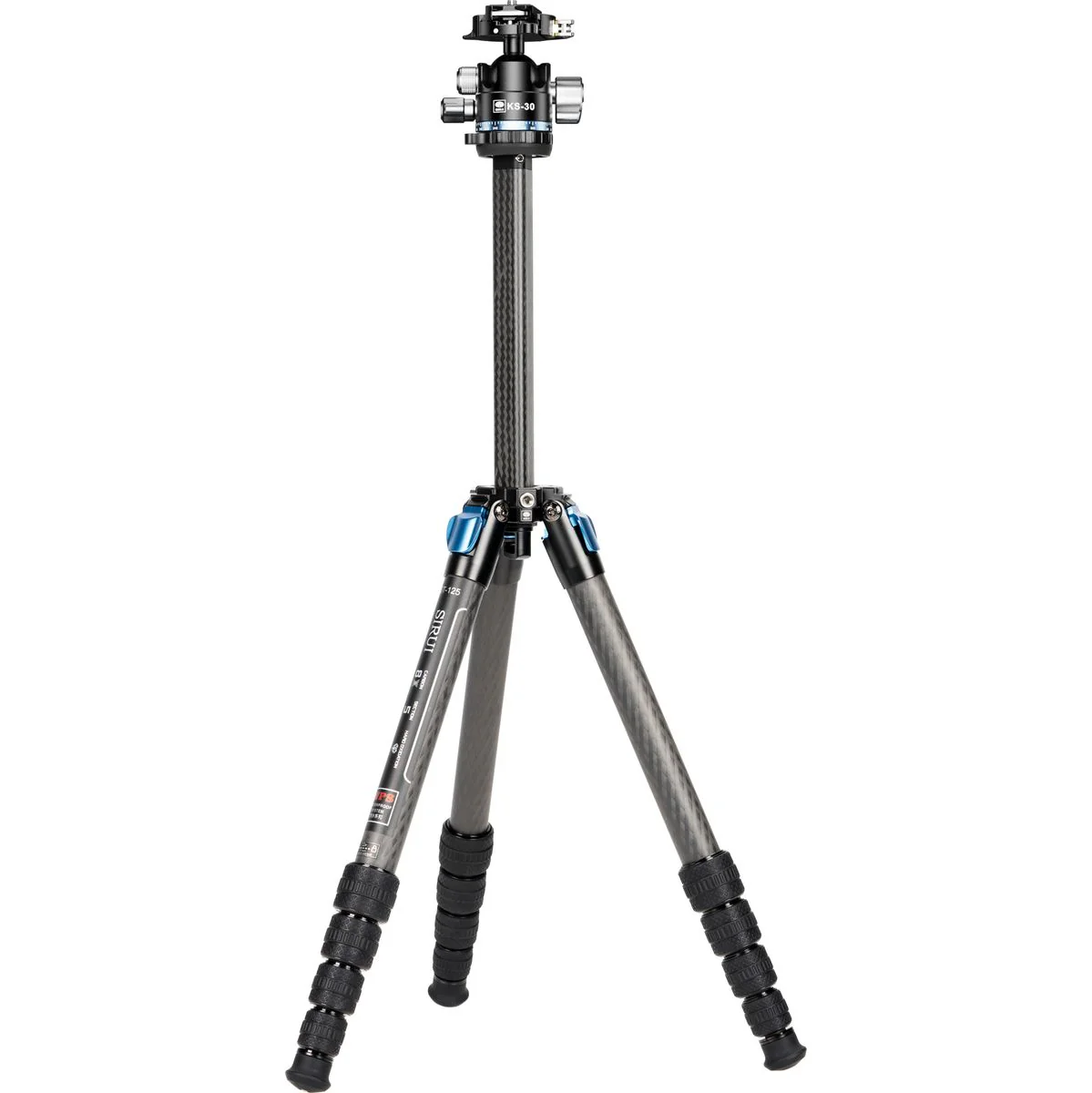 Sirui Waterproof Carbon Travel Tripod ST-125+KS-30 - Image 2