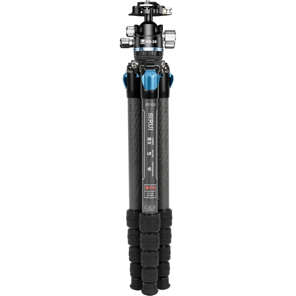 Sirui Waterproof Carbon Travel Tripod ST-125+KS-30 - Image 4