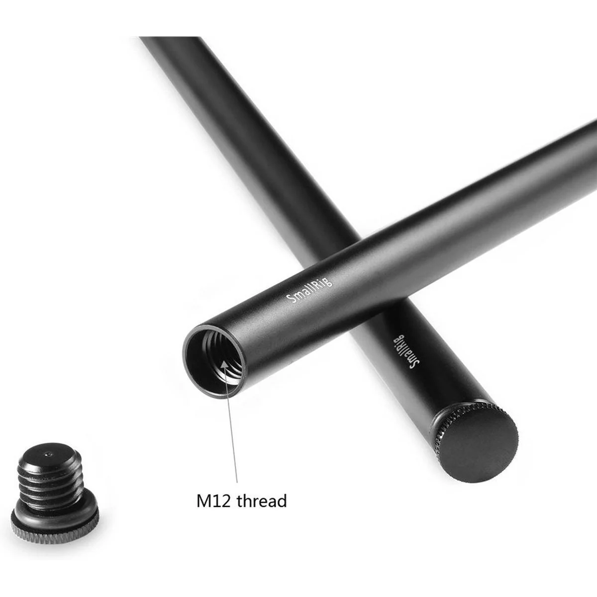 SmallRig 1054 2pcs 15mm Alu Alloy Rod(M12-40cm) 16inch - Image 5