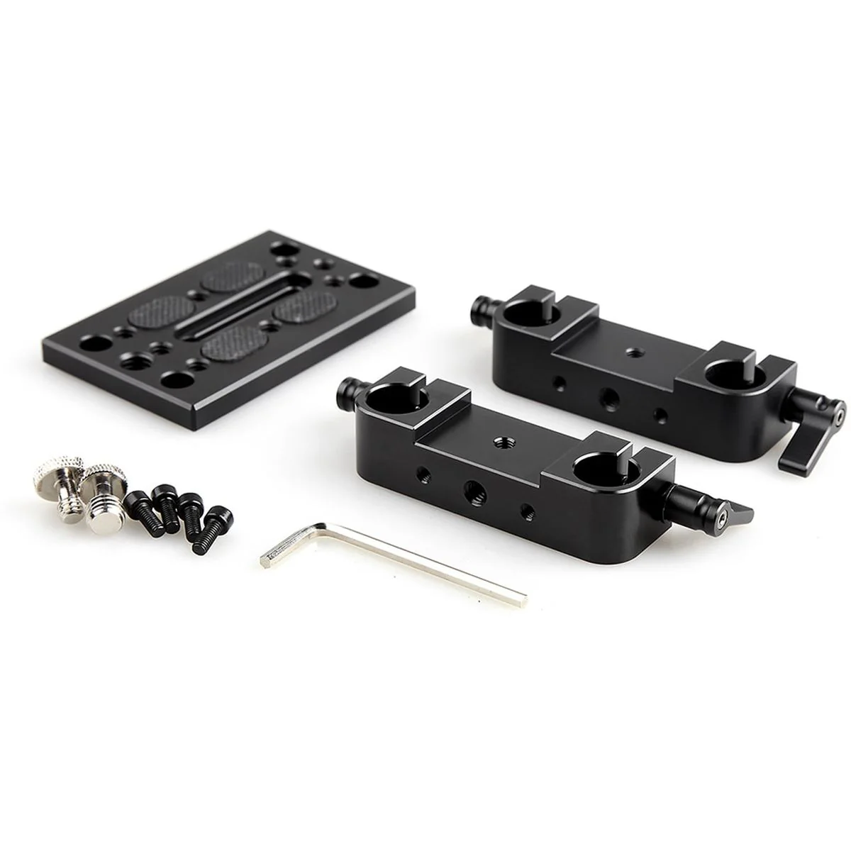 SmallRig 1775 Mounting Plate w/ 15mm Rod Clamps - Image 4