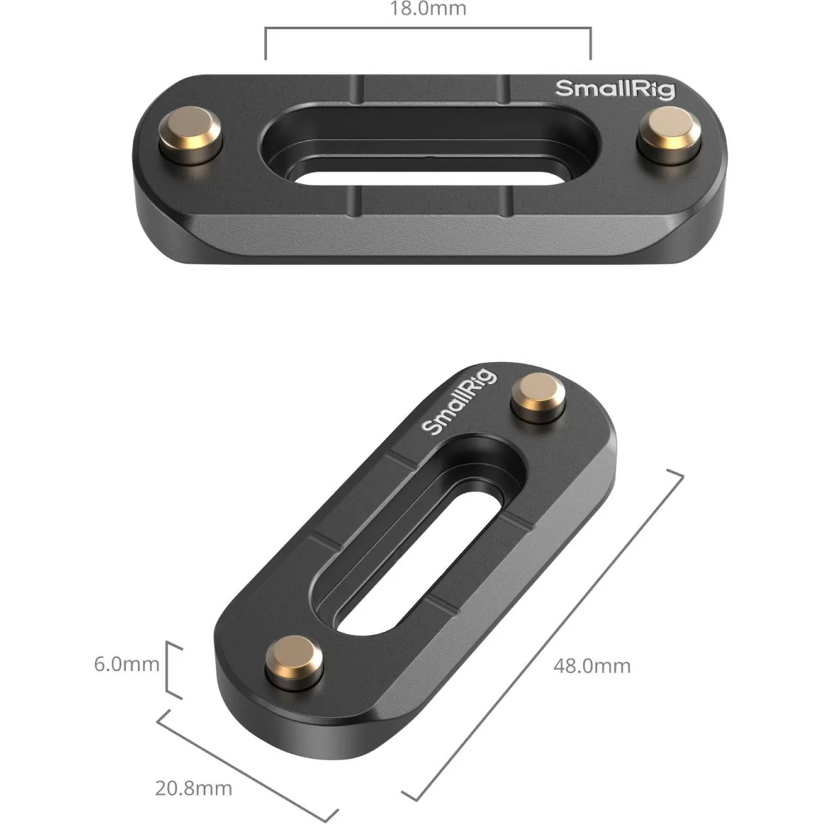 SmallRig 2172B Mini Quick Release Nato Rail (48mm) - Image 2