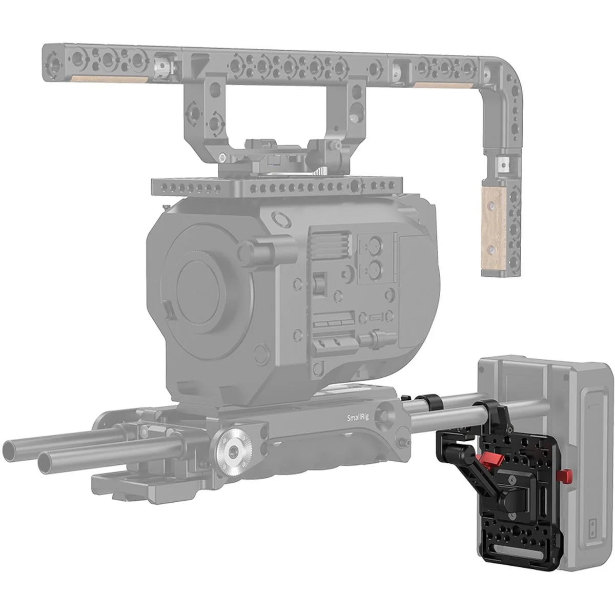 SmallRig 2991 V Mount Battery Plate w/ Adjustable Arm - Image 5