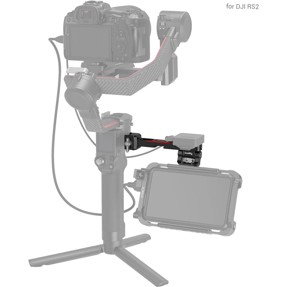 SmallRig 3026 Monitor Mount w/ Nato Clamp For DJI RS 2/RSC 2 - Image 3