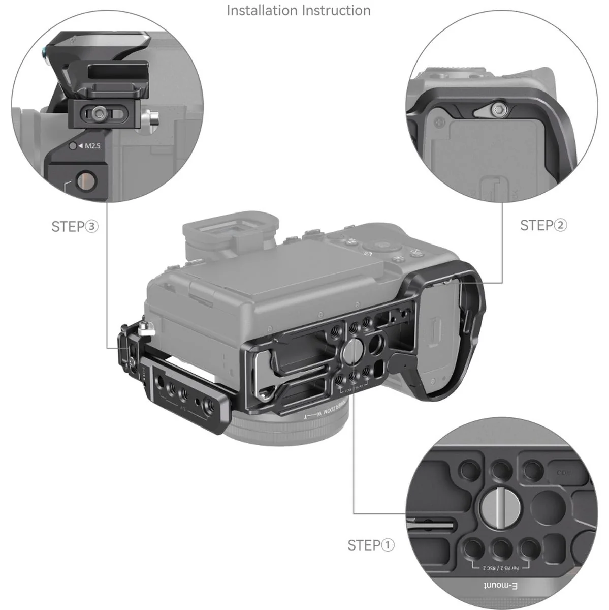 SmallRig 3708 Rhinoceros Basic Cage Kit For Sony Alpha 7R V/ - Image 3