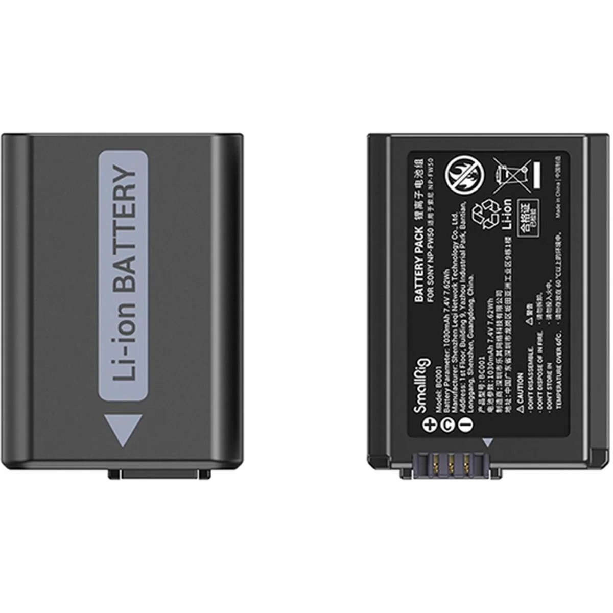 SmallRig 3818 NP-FW50 Camera Battery EN Charge Kit - Image 5