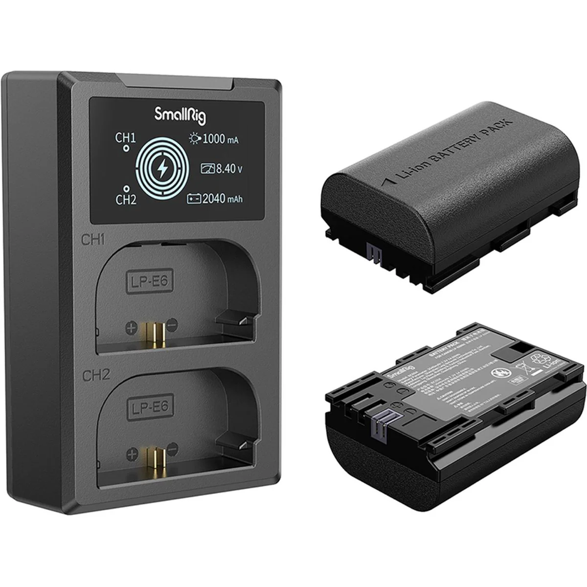 SmallRig 3821 LP-E6NH Camera Battery EN Charge Kit - Image 2