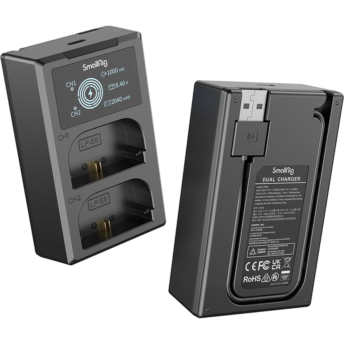 SmallRig 3821 LP-E6NH Camera Battery EN Charge Kit - Image 3