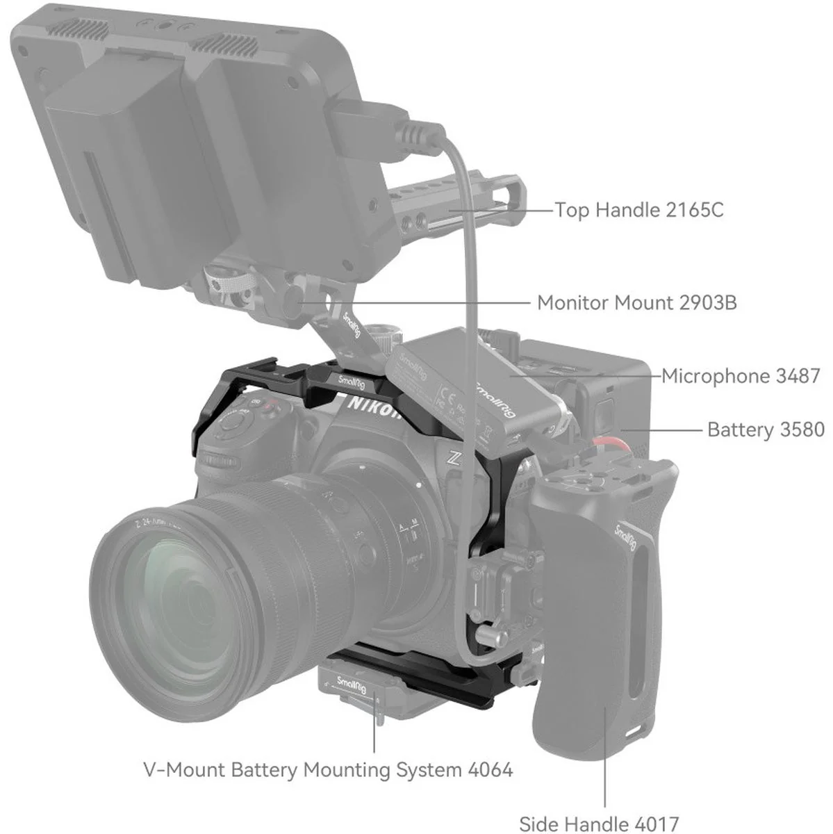 SmallRig 3940 Cage For Nikon Z8 - Image 3