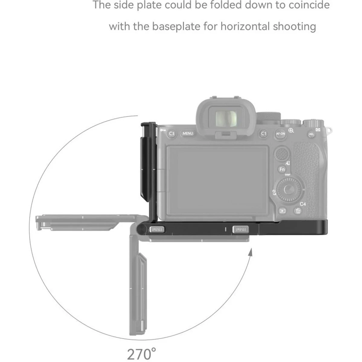 SmallRig 3984 Foldable L-Bracket For Sony Alpha 7R V / Alpha - Image 2