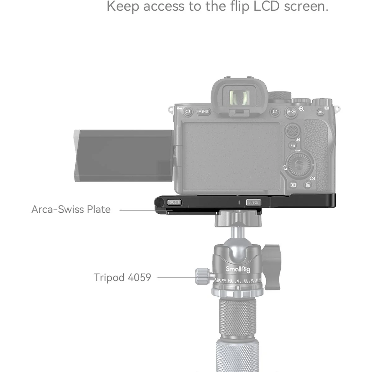 SmallRig 3984 Foldable L-Bracket For Sony Alpha 7R V / Alpha - Image 4