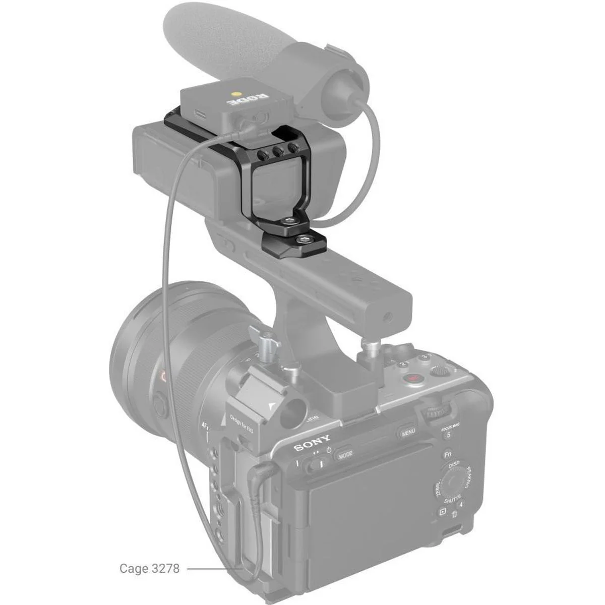 SmallRig 3990 Top Plate For Sony FX3 XLR Unit - Image 4