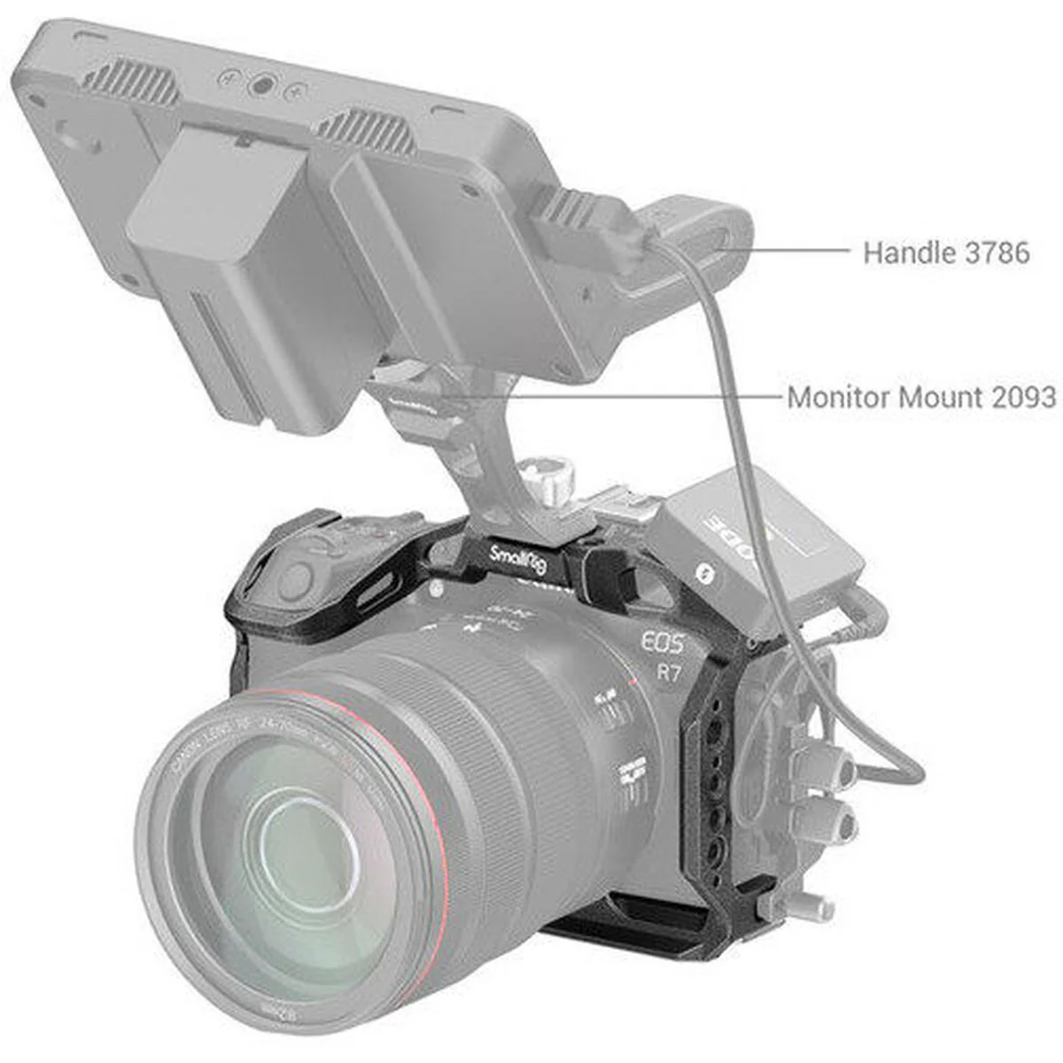 SmallRig 4003 Black Mamba Cage For Canon EOS R7 - Image 5