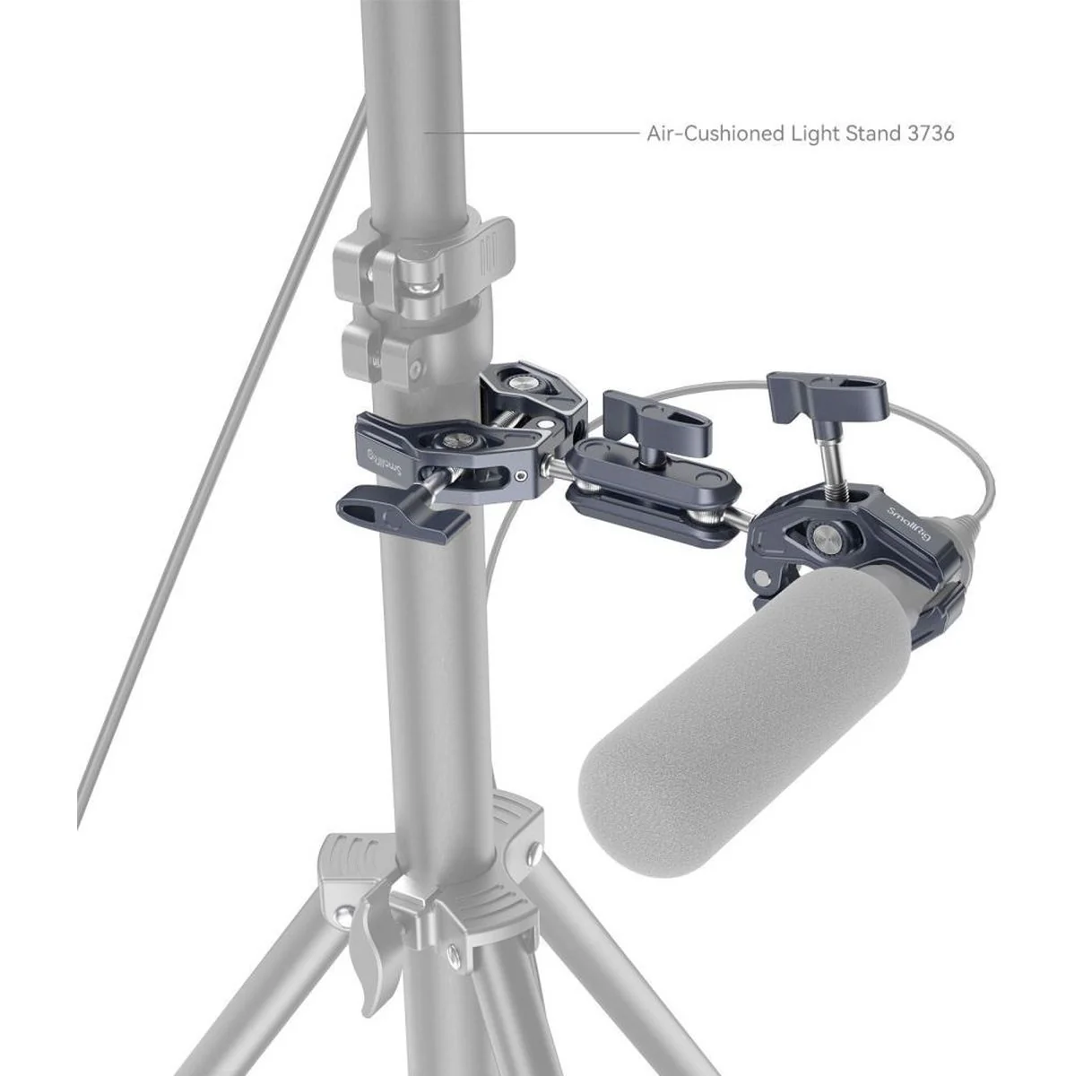 SmallRig 4103B Super Clamp w/ Double Crab-Shaped Clamps - Image 2