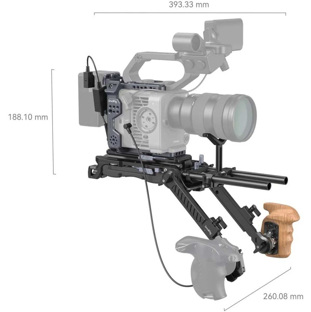 SmallRig 4125 Shoulder Rig Kit For Sony FX6 - Image 2