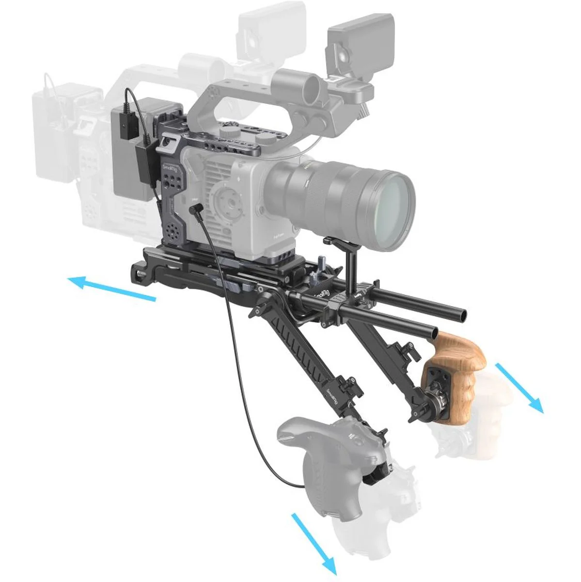 SmallRig 4125 Shoulder Rig Kit For Sony FX6 - Image 4