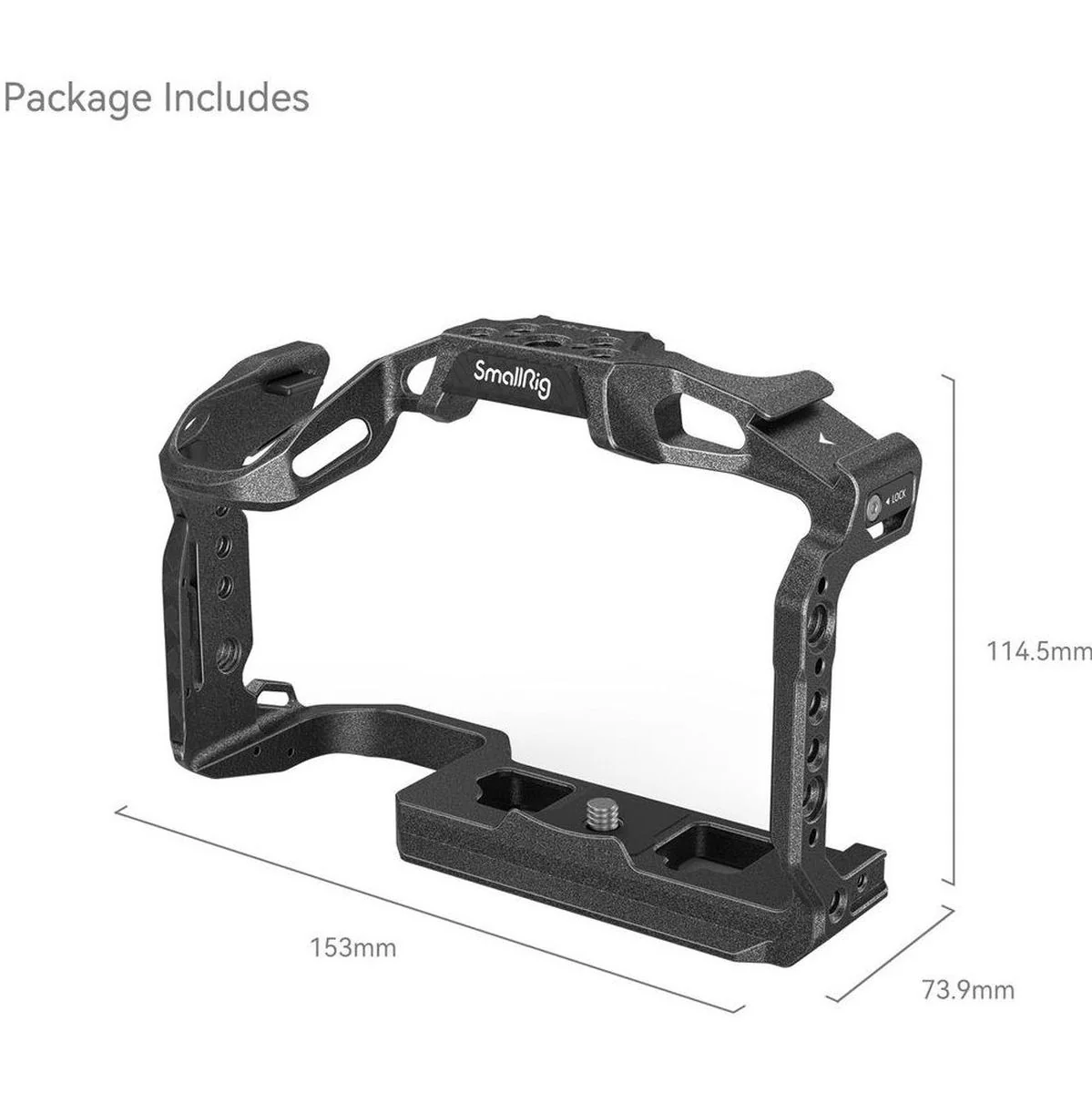 SmallRig 4161 "Black Mamba" Camera Cage For Canon EOS R6 Mk - Image 2