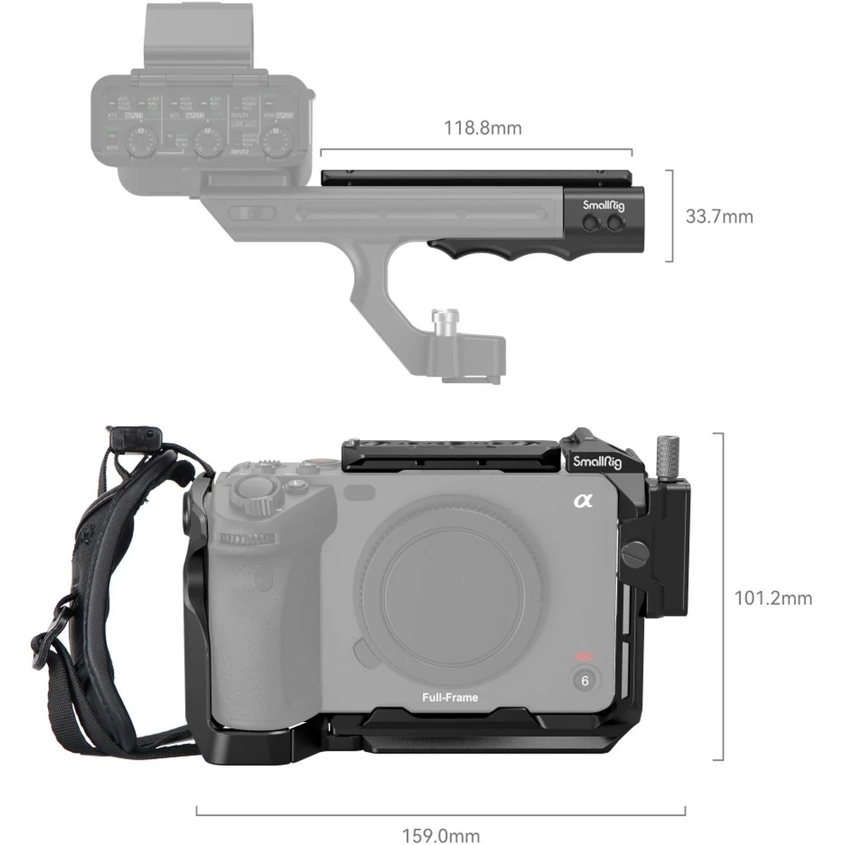 SmallRig 4184 Handheld Cage Kit For Sony FX30 / FX3 (4139 Ne - Image 2