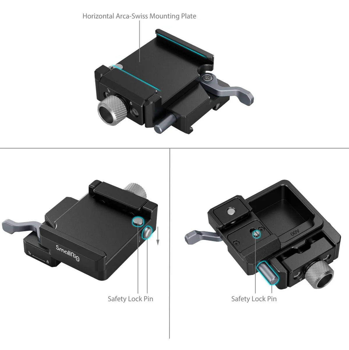 SmallRig 4195 ArcaSwiss Mount Plate For DJI RS 3 Mini - Image 2