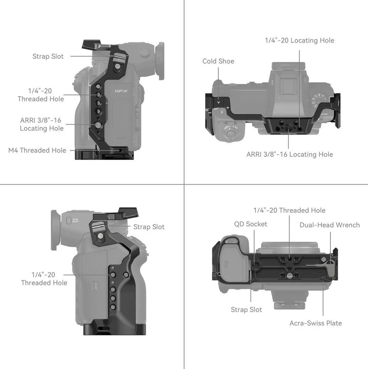 SmallRig 4201 Cage Kit For Fujifilm GFX100 II - Image 4
