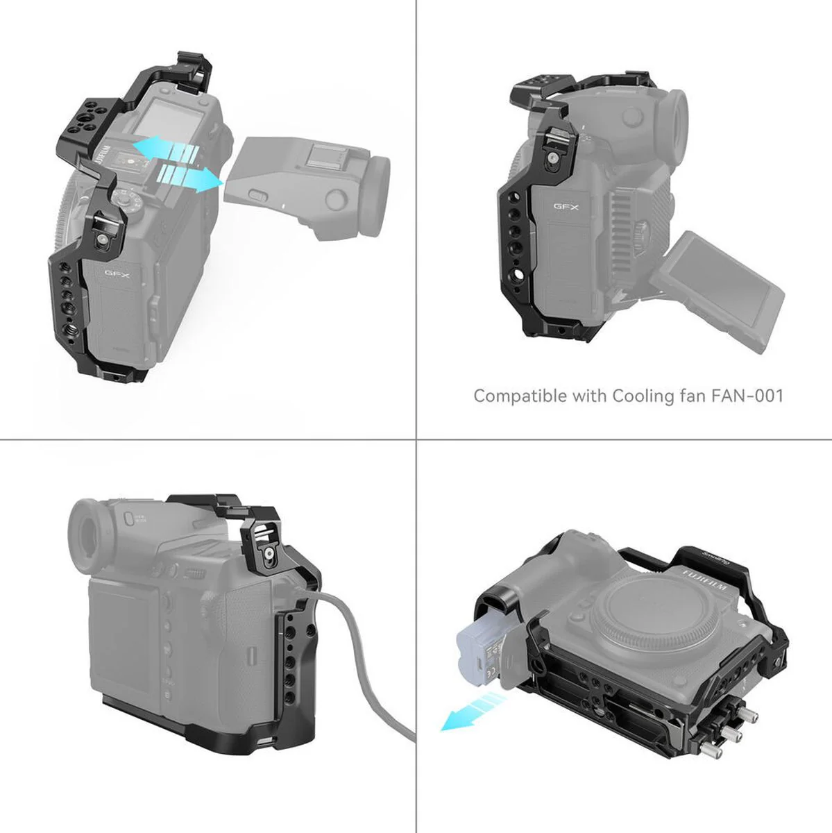 SmallRig 4201 Cage Kit For Fujifilm GFX100 II - Image 5