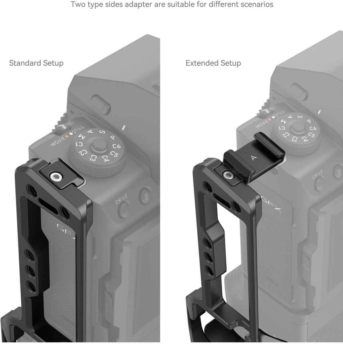 SmallRig 4203 Dedicated L Bracket For GFX100 II w/ VG-GFX100 - Image 5
