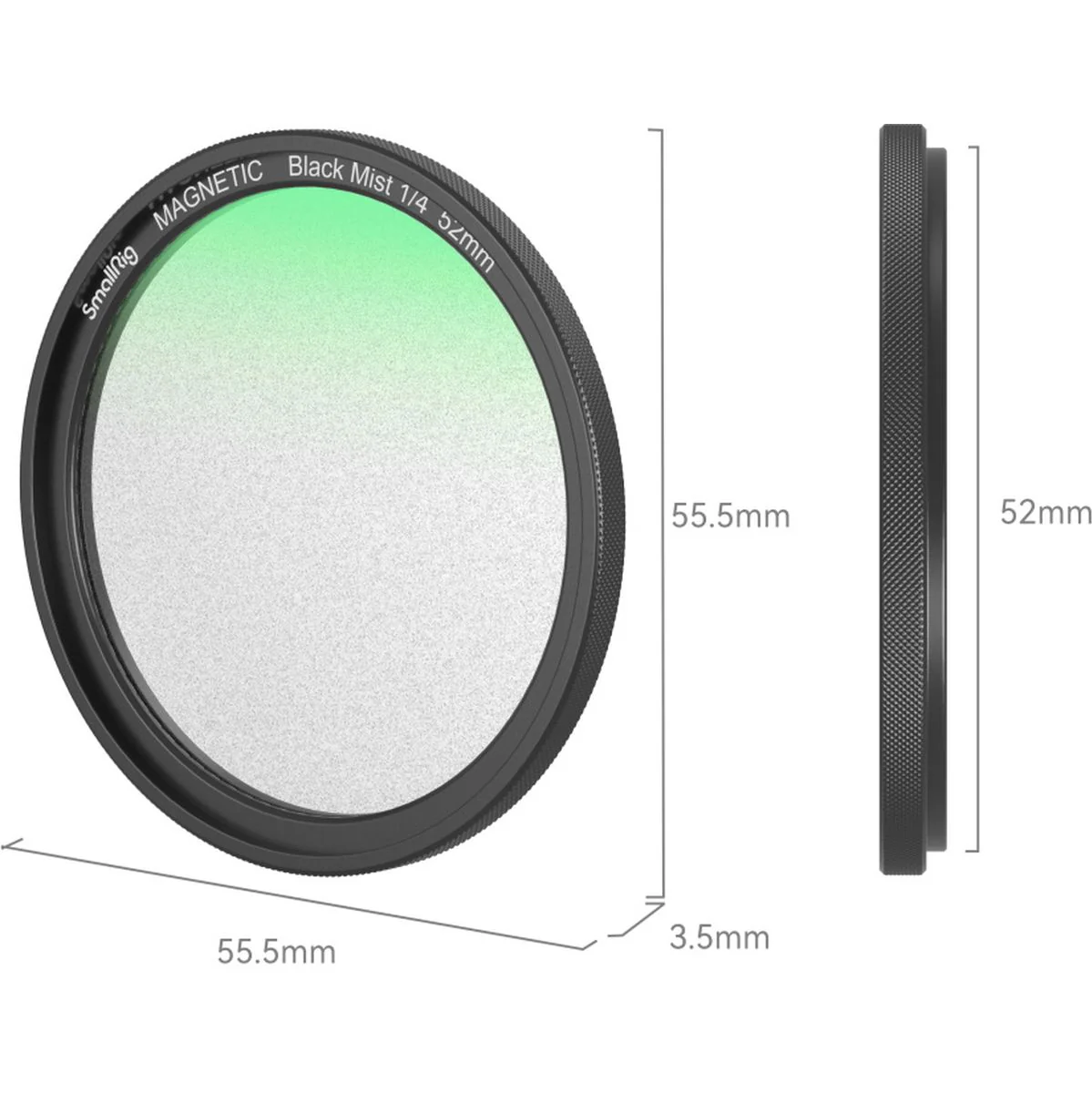 SmallRig 4217 Magease Magnetic 1/4 Effect Black Mist Filter - Image 5