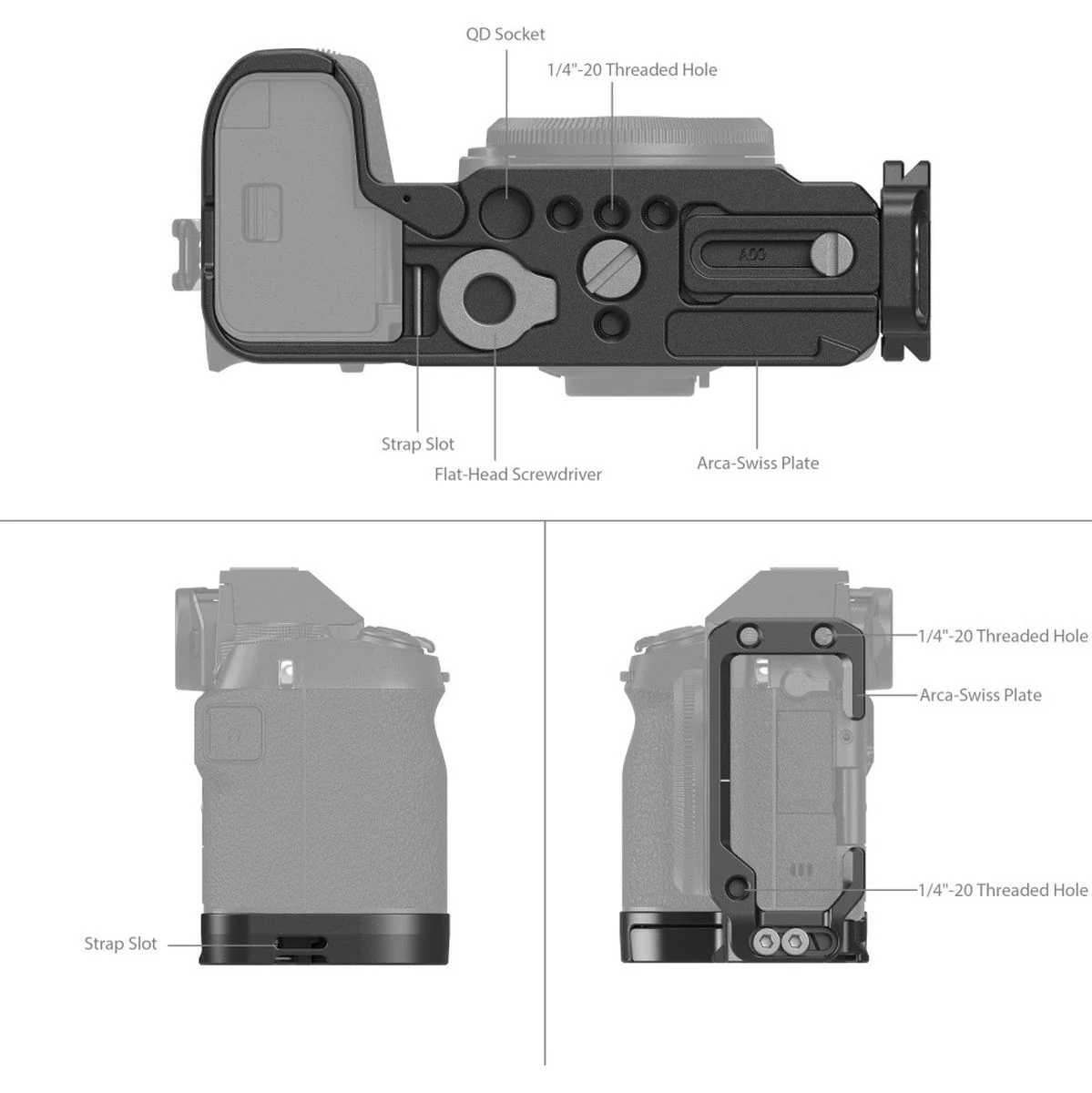 SmallRig 4231 L-Bracket For Fujifilm X-S20 - Image 2