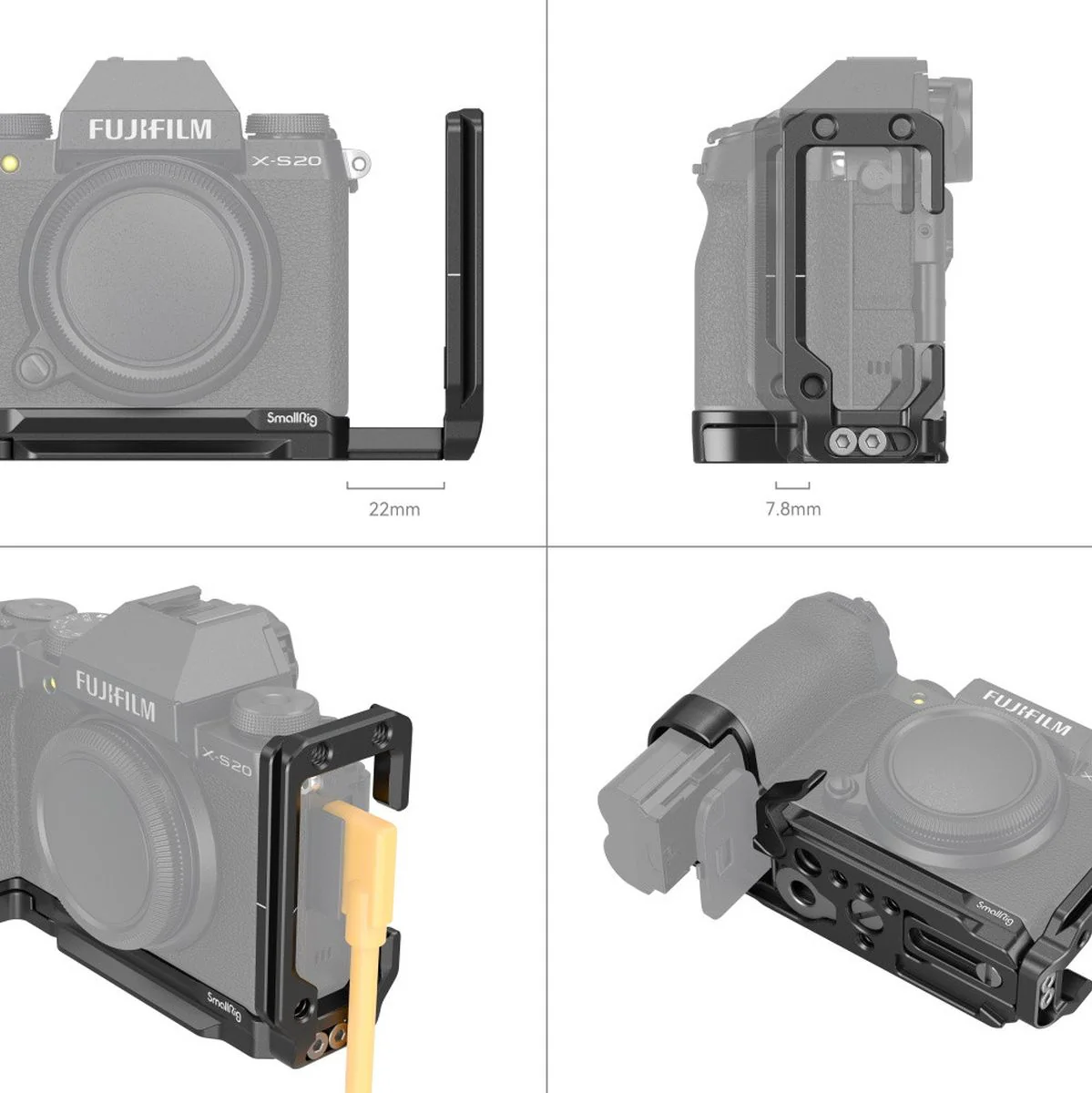 SmallRig 4231 L-Bracket For Fujifilm X-S20 - Image 3