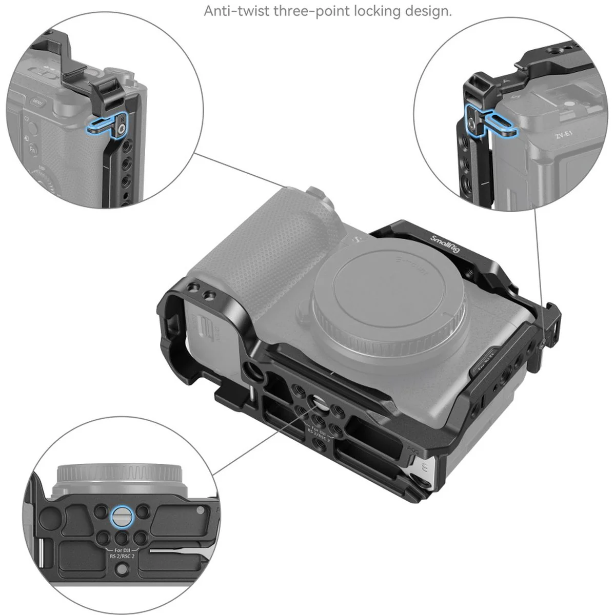 SmallRig 4256 Cage For Sony ZV-E1 - Image 2