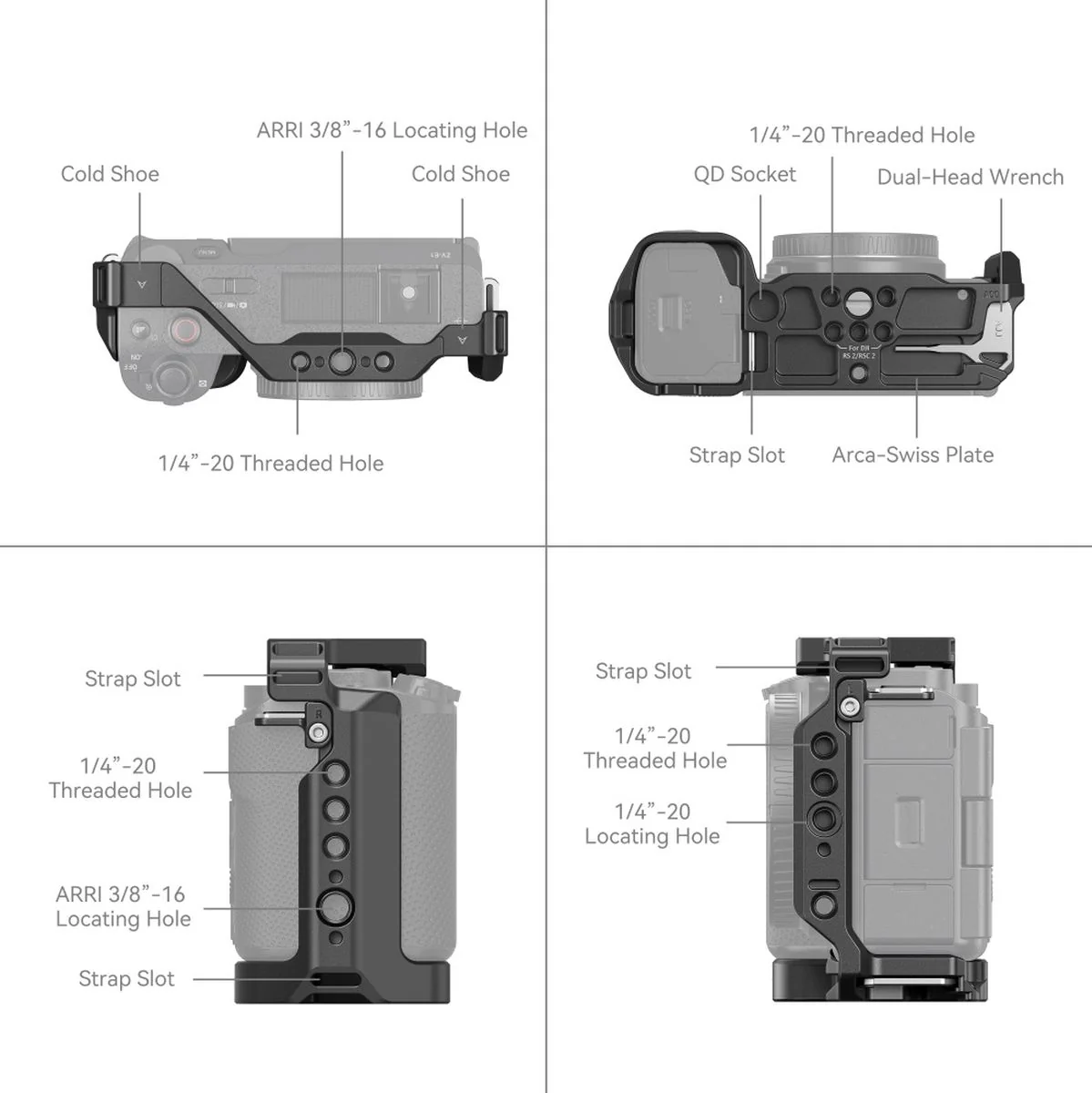 SmallRig 4256 Cage For Sony ZV-E1 - Image 3