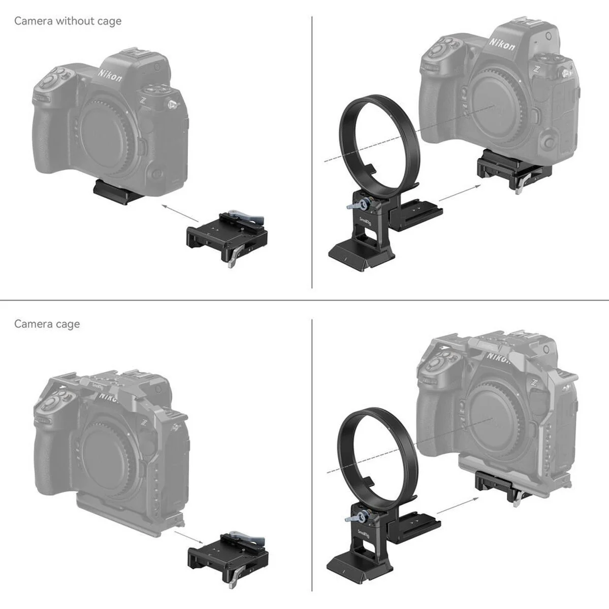 SmallRig 4306 Rotatable Horizontal-To-Vertical Mount Plate K - Image 3
