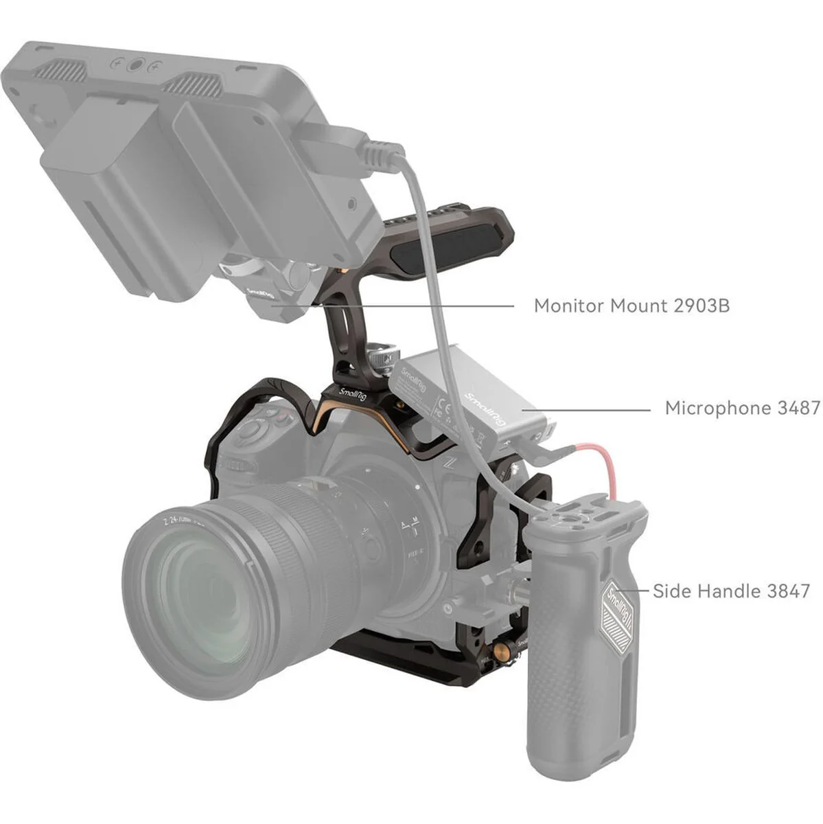 SmallRig 4317 Night Eagle Cage Kit For Nikon Z 8 - Image 5