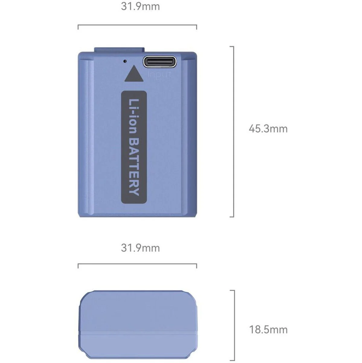 SmallRig 4330 NP-FW50 USB-C Rechargable Camera Battery - Image 5