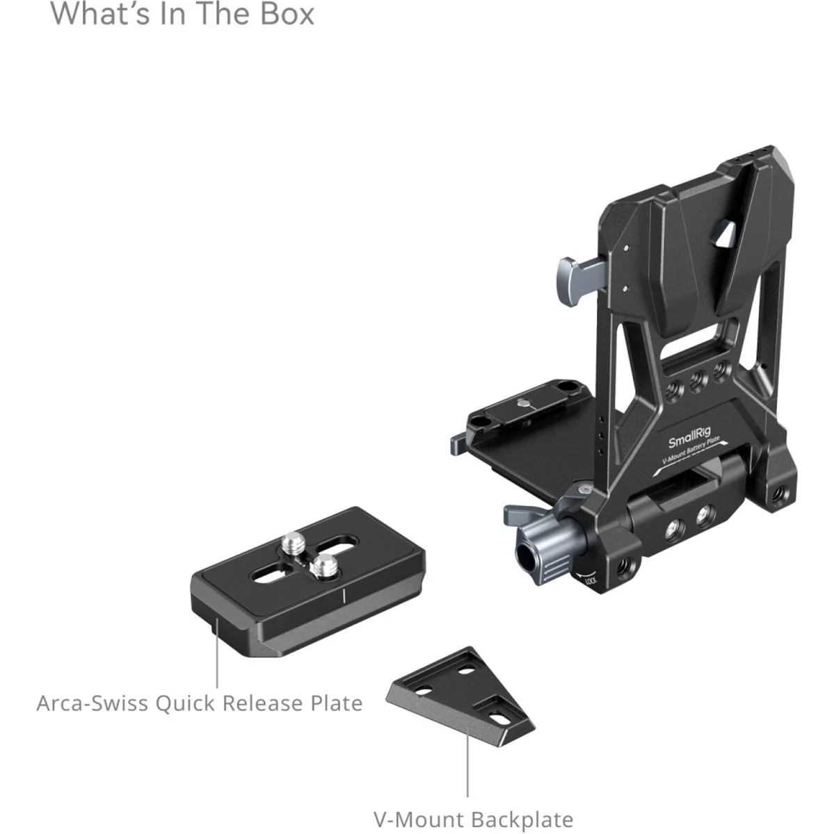 SmallRig 4505B V-Mount Battery Mount Plate - Image 2