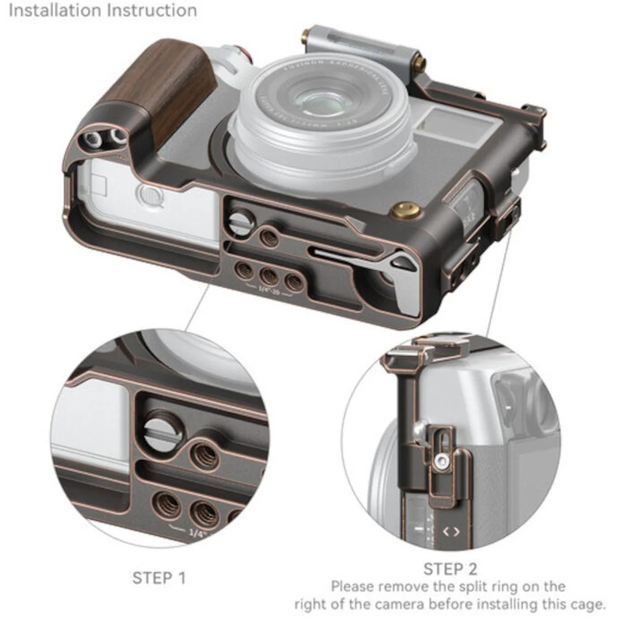 SmallRig 4557 ''Retro" Cage For Fujifilm X100VI - Image 5