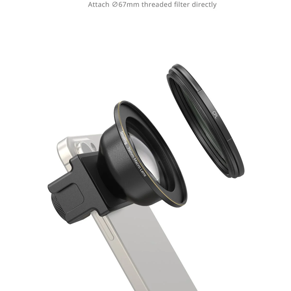 SmallRig 4588 75mm Macro Lens For Mobile Phone (T Mount) - Image 4