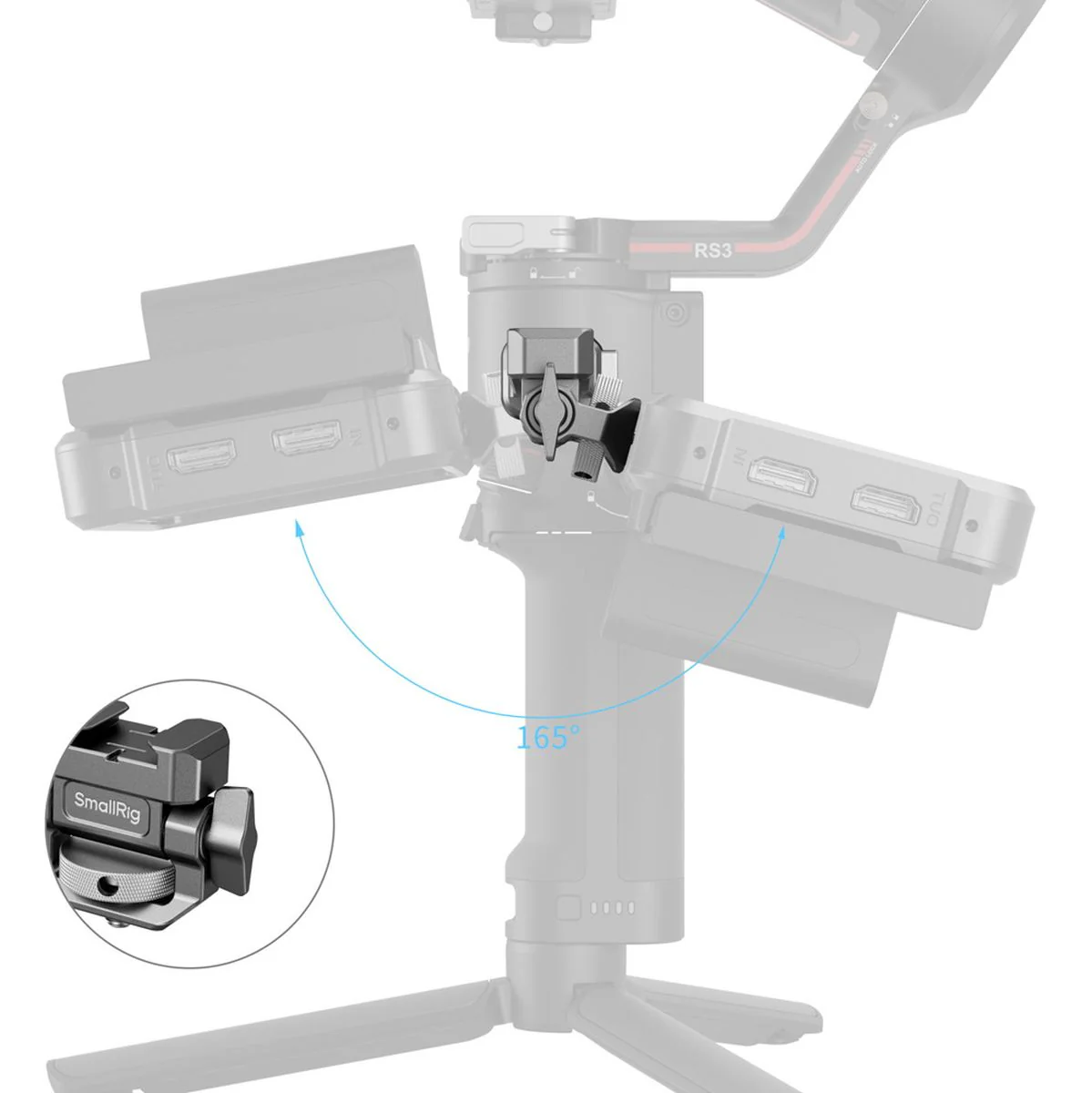 SmallRig 4637 Hawklock H21 Monitor Support For DJI Stabilizers - Image 3