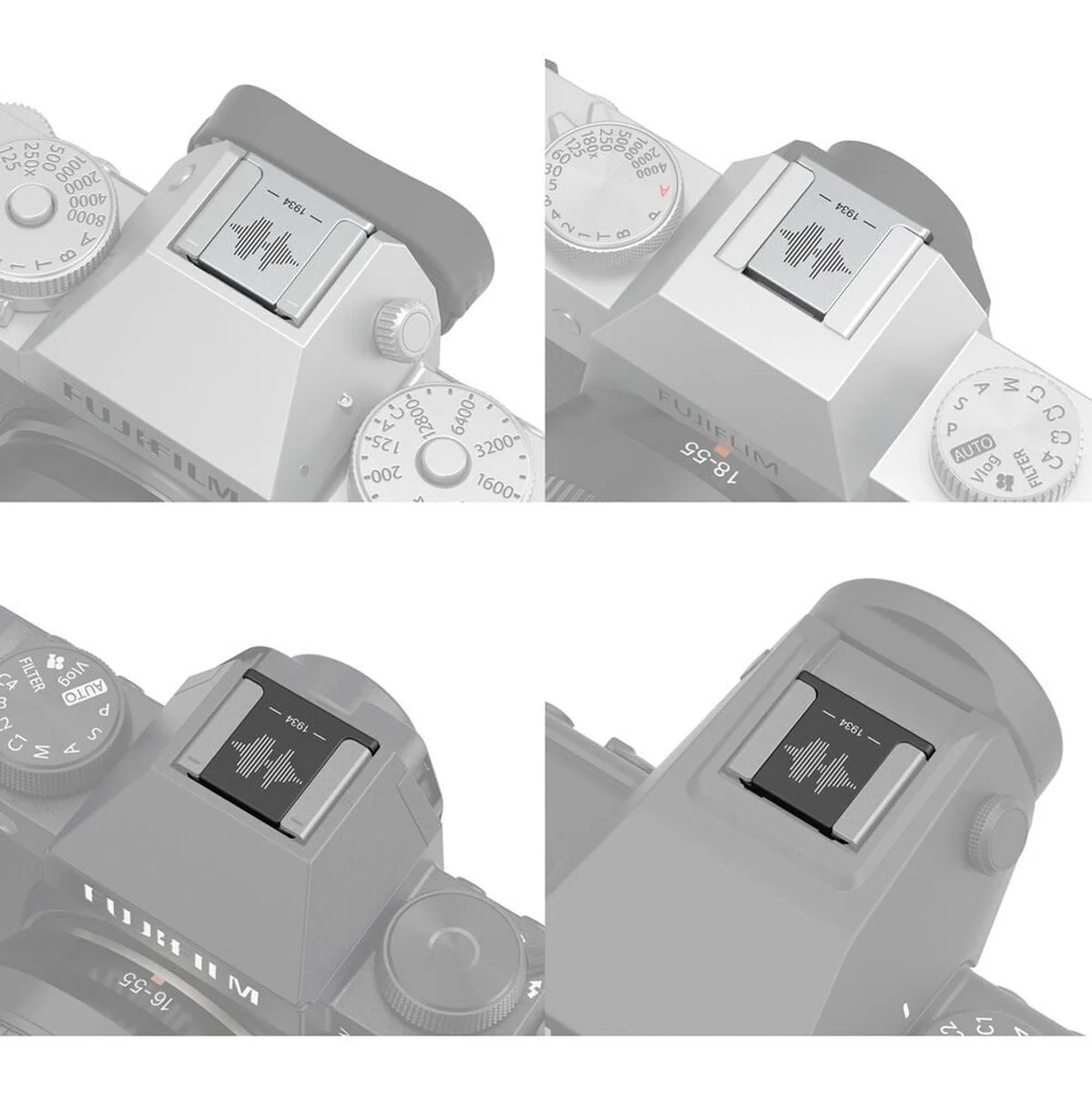 SmallRig 4697 Hot Shoe Cover For Fujifilm Cameras (Silver) - Image 2