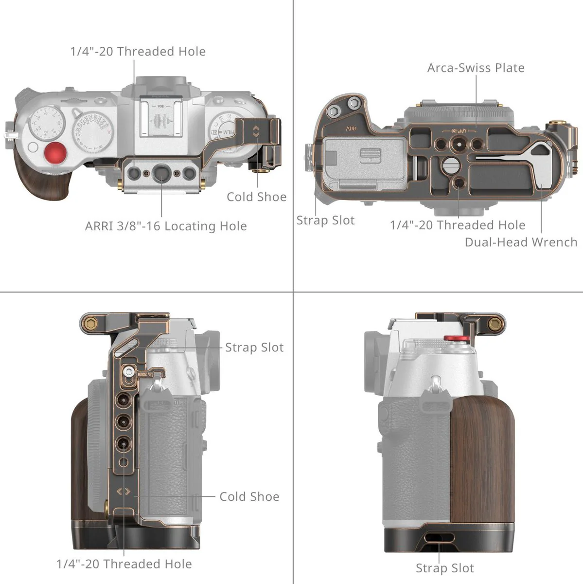 SmallRig 4714 Retro Cage For Fujifilm X-T50 - Image 2