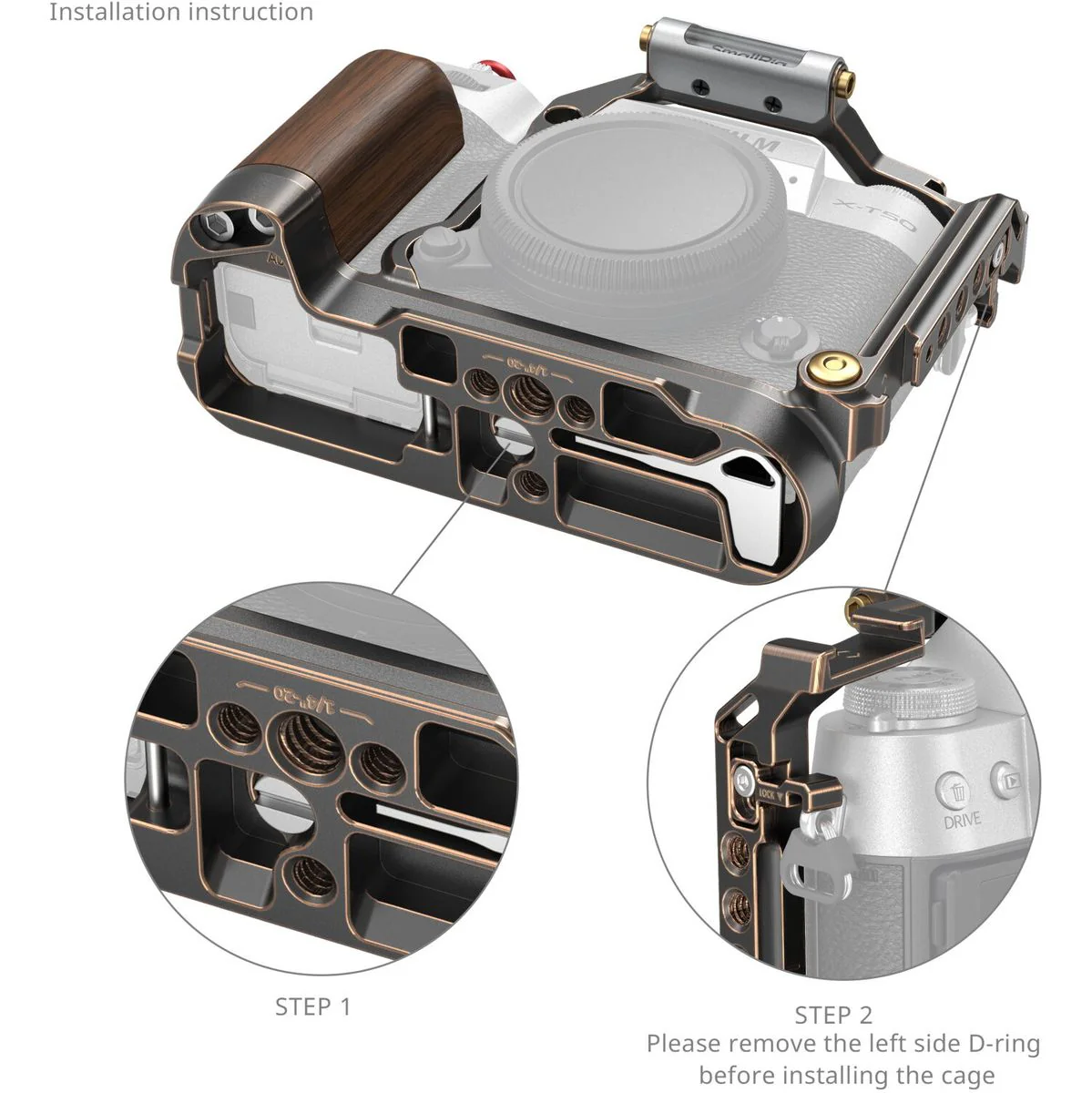 SmallRig 4714 Retro Cage For Fujifilm X-T50 - Image 3