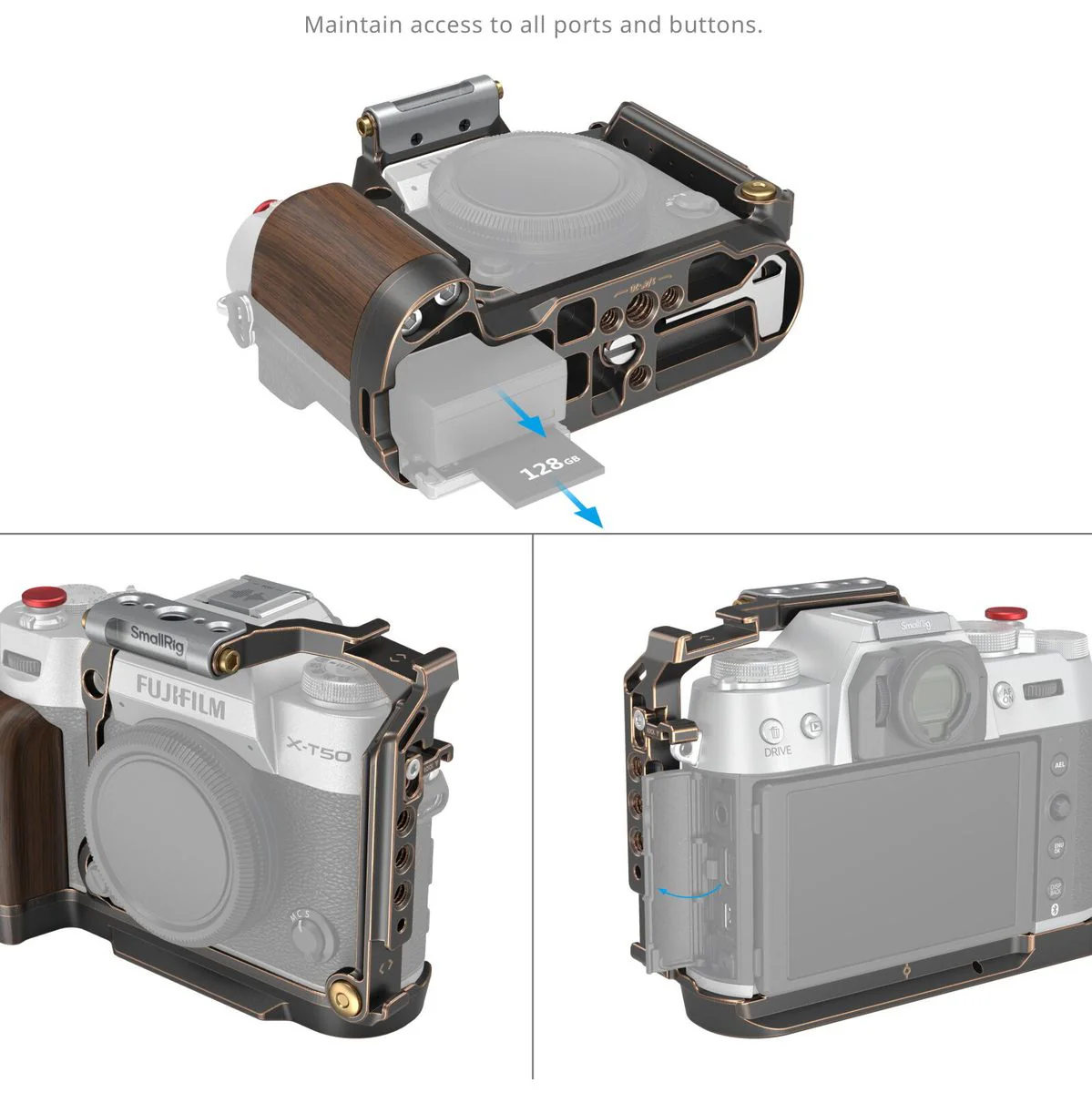 SmallRig 4714 Retro Cage For Fujifilm X-T50 - Image 4
