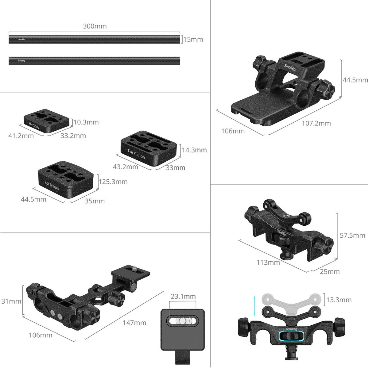 SmallRig 4722 Wildlife Photography Kit (Touch & Go Plate S) - Image 3