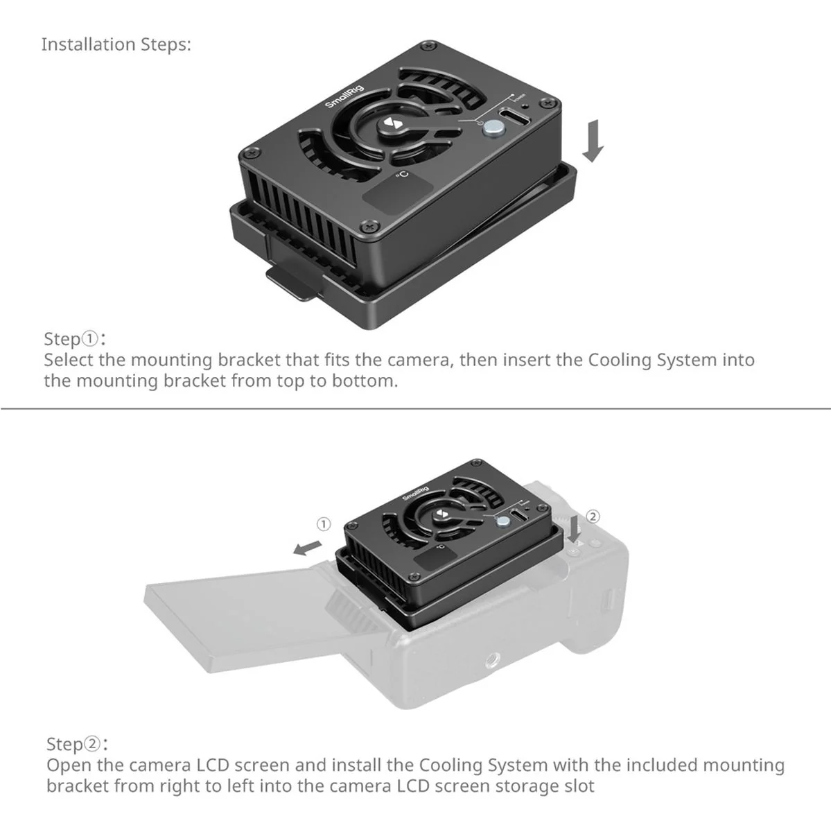SmallRig 4815 Cooling System For Sony / Canon / Fujifilm Cameras - Image 4